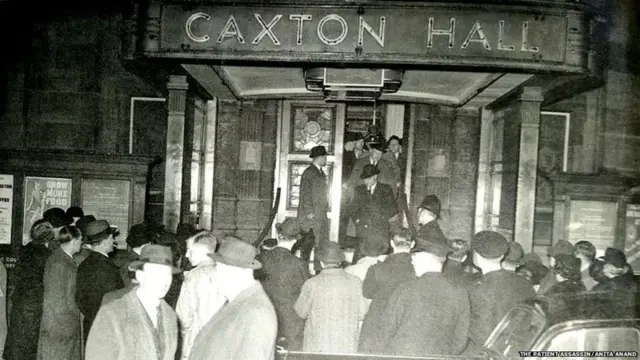 લંડનના કૅક્સટન હૉલમાં જ્યાં ઉધમસિંહે માઇકલ ઓ ડ્વાઍરને ગોળી મારી હતી