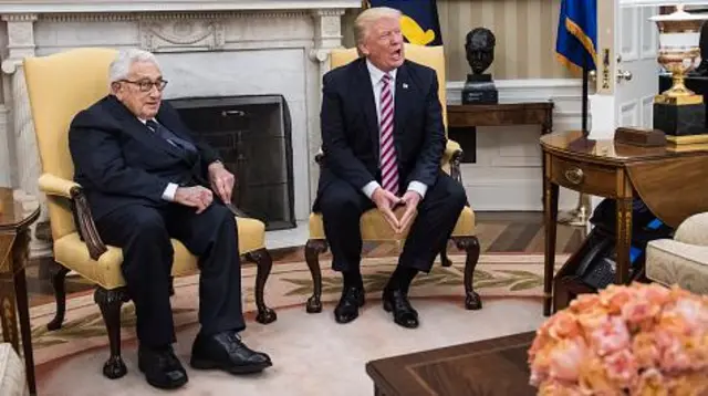 హెన్రీ కిసింజర్, ట్రంప్