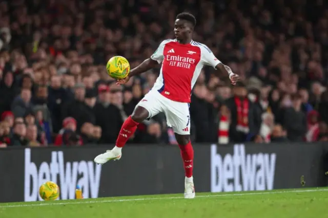 Bukaayoo Saakaa miidhamuun arsenaal hedduu miidhe