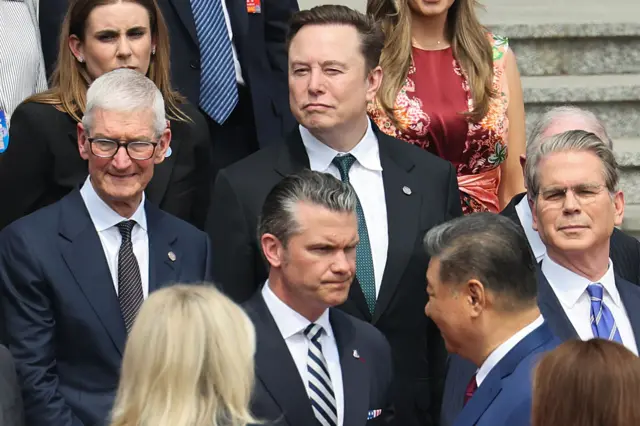 Tim Cook e Elon Musk