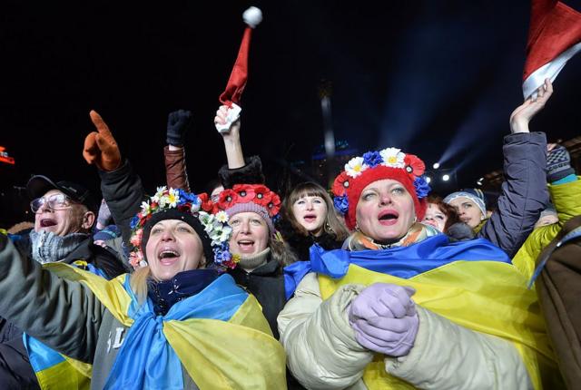 Українці на Євромайдані в 2013 році
