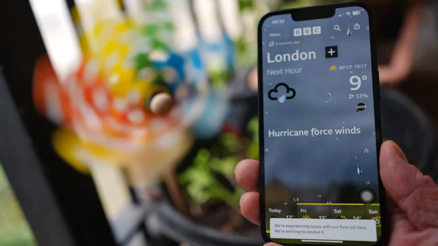 Una aplicación de pronóstico del clima