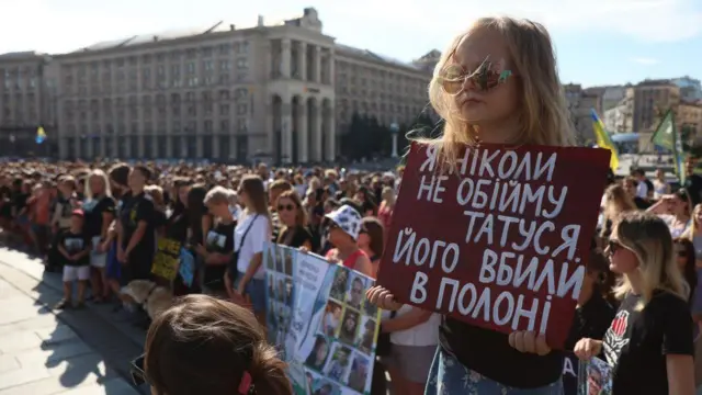 Мітинг на підтримку військовополонених 