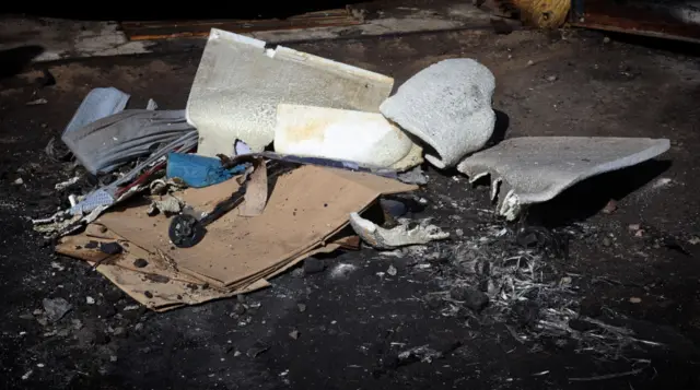 ပျက်ကျလာတဲ့ မစ်ဆိုင်းဒုံး အစိတ်အပိုင်း