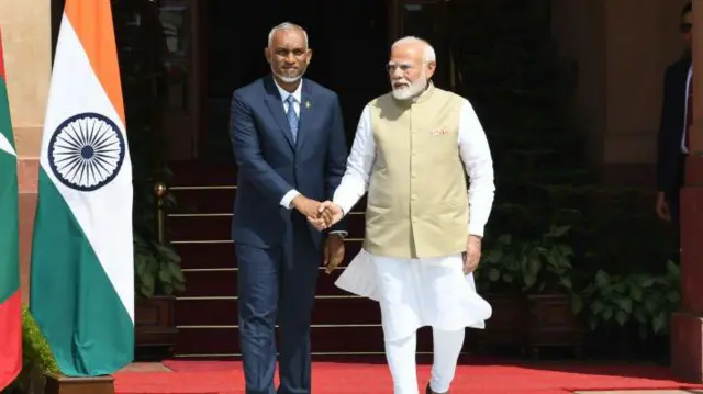 मोहम्मद मुइज्जू और नरेंद्र मोदी की तस्वीर