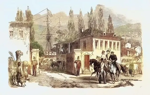 Kırım'daki Balaklava (Balıklava), 1854.