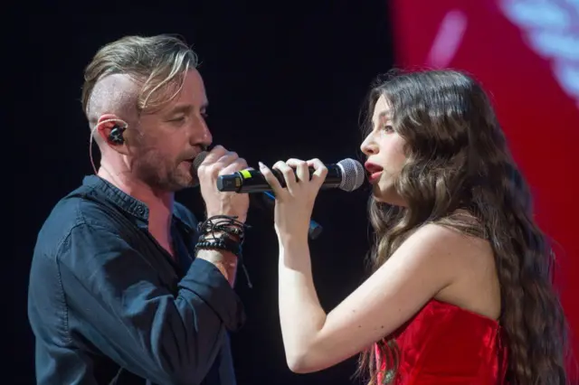 Сергій Жадан і Христина Соловій 