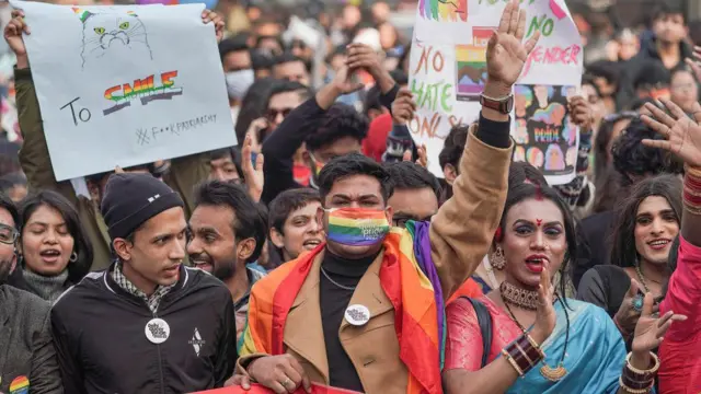 অধিকারের দাবিতে ভারতে এলজিবিটিকিউ-দের মিছিল