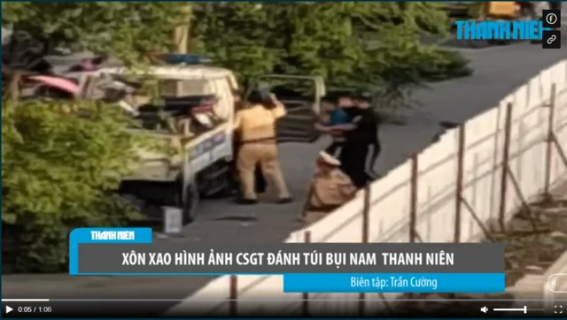 Video đăng tải trên báo Thanh Niên