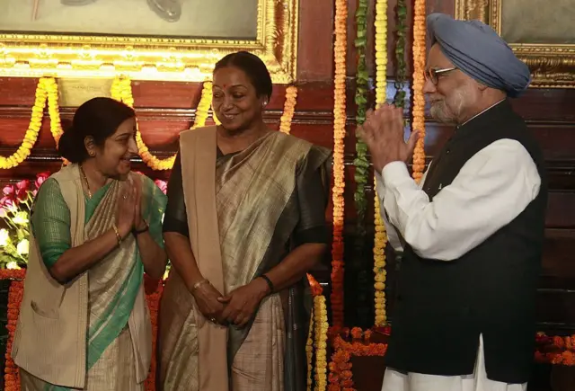 सुषमा स्वराज, डॉ. मनमोहन सिंह