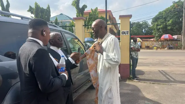 Seun Kuti and Femi Falana for court