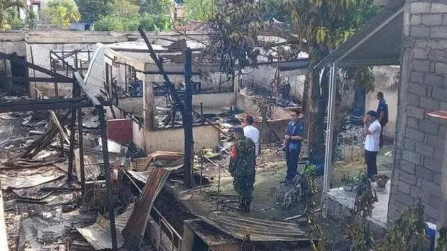 Panti jompo, manado, kebakaran