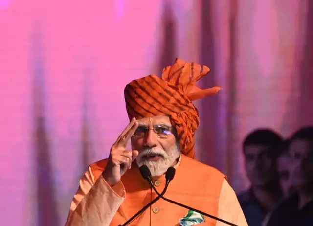 El premier indio Narendra Modi