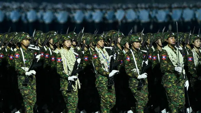 ၂၀၂၄ ခုနှစ်၊ မတ်လ ၂၇ ရက်တုန်းက ပြုလုပ်တဲ့ တပ်မတော်နေ့ စစ်ရေးပြပွဲ 