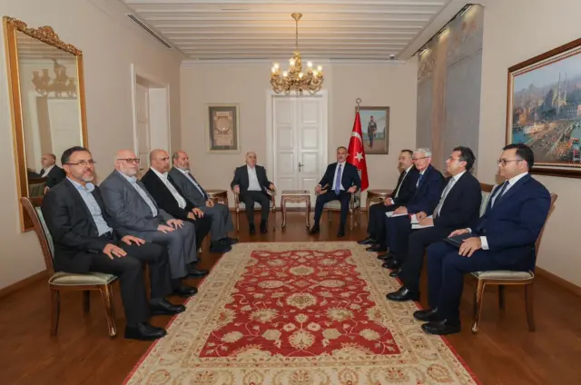 Dışişleri Bakanı Hakan Fidan 1 Ağustos'ta, Hamas Şura Meclisi Başkanı Muhammed Derviş başkanlığındaki Hamas heyetiyle İstanbul'da bir araya gelmişti