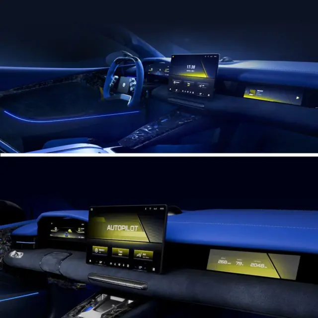 فرمان کانسپت Z در داخل داشبورد جمع می‌شود