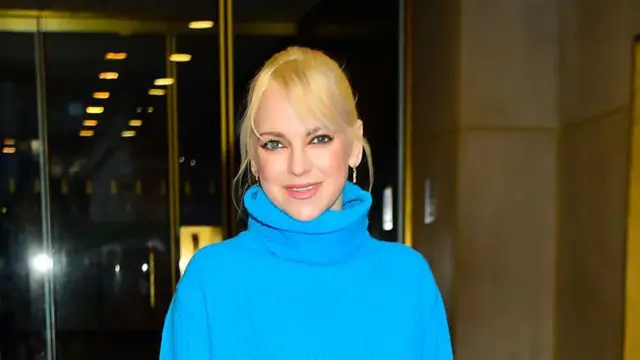 Актриса Анна Фэрис в Нью-Йорке в 2023 году