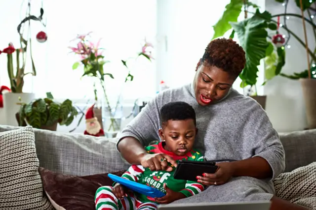 Femme avec son enfant
