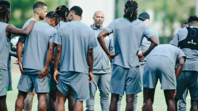 Nigeria train ahead of dia World Cup qualifying match against Zimbawbwe