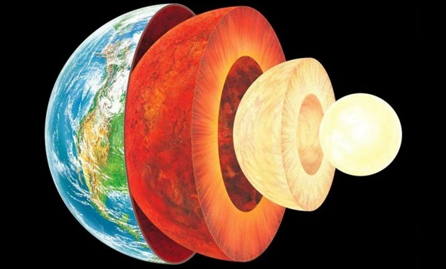 โลกประกอบไปด้วยโครงสร้าง 4 ชั้น ได้แก่เปลือกโลก, เนื้อโลก, แก่นชั้นนอก, และแก่นชั้นใน