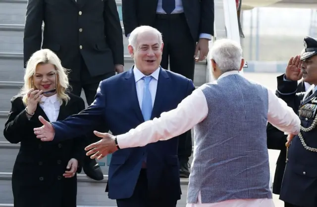 నరేంద్ర మోదీ, బెంజమిన్ నెతన్యాహు