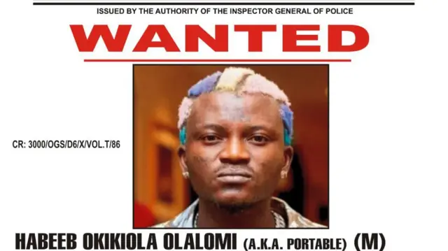 Àwòrán tí iléeṣẹ́ ọlọ́pàá fi léde 