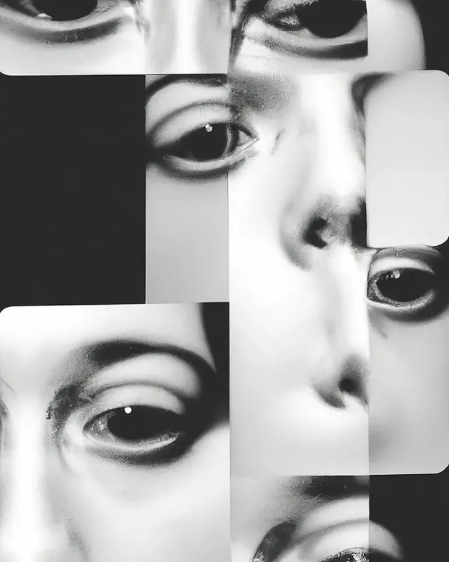 Автопортрет алгоритму №89, 2023 (зображення, створене ШІ)