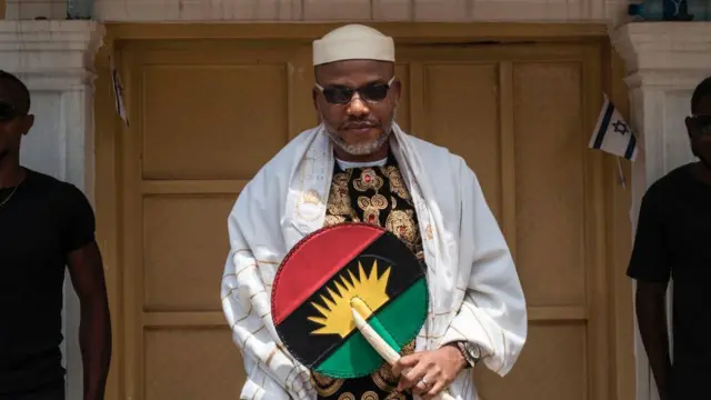 E nyefeela okwu Nnamdi Kanu n'aka Ọkaikpe ọzọ