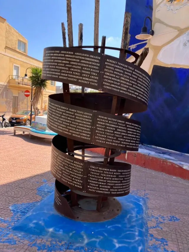 ኣብቲ ሓደጋ ህይወቶም ዝሰኣኑ ንምዝካር ዝቖመ ኣስማት ግዳያት ዝሓዘ