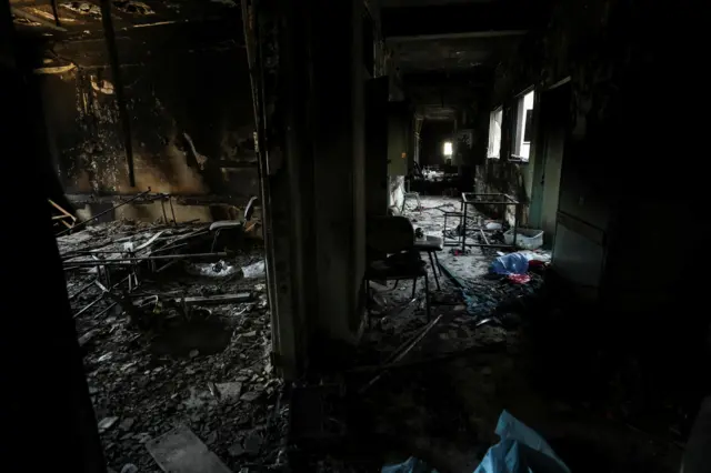  مستشفى الشفاء بعد خروج الجيش الإسرائيلي