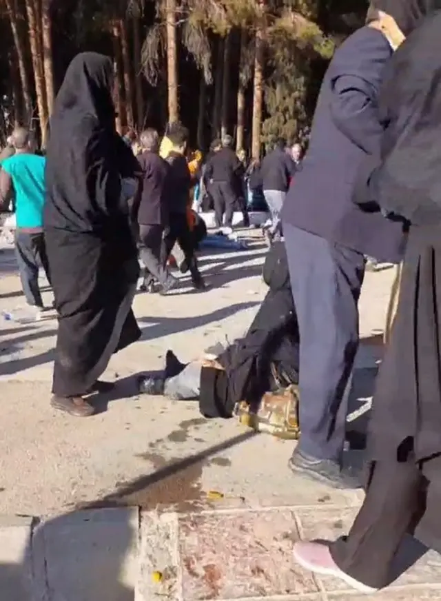 تصویری از «گلزار شهدای» کرمان محل برگزاری مراسم سالگرد قاسم سلیمانی