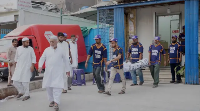 Mazauna Karachi a Pakistan 