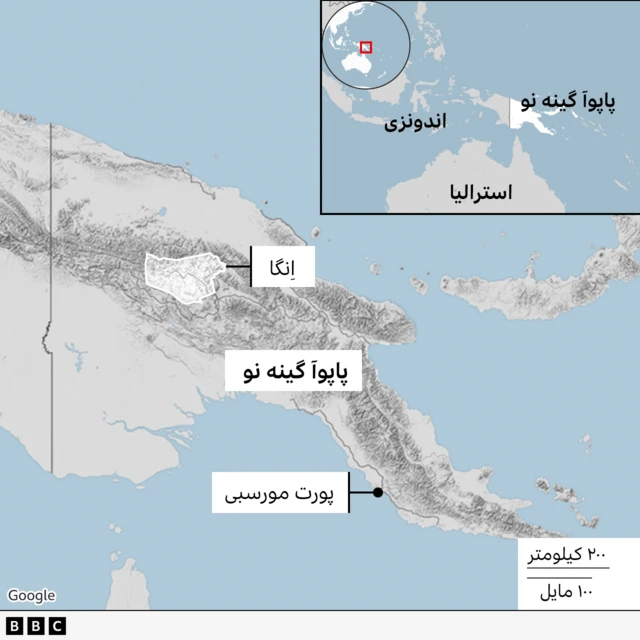 نقشه پاپوا گینه نو