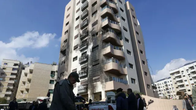 Şam'ın Kafr Sousa bölgesindeki konut kordon altına alındı