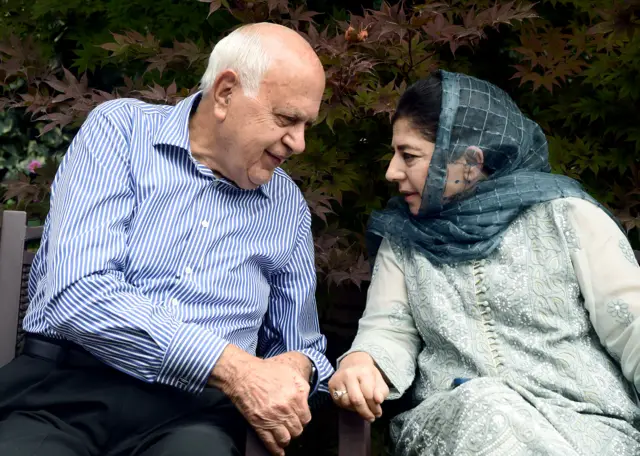 फ़ारूक़ अब्दुल्ला और महबूबा मुफ़्ती (फ़ाइल फोटो)