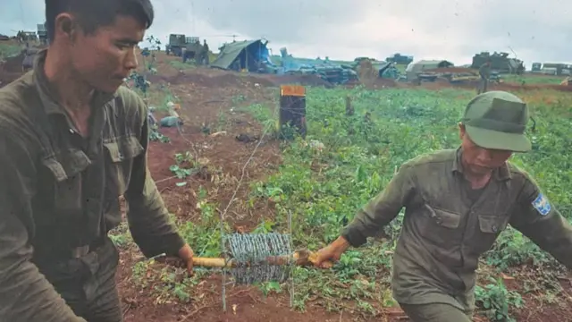 Montagnards, os povos indígenas das Terras Altas do Centro do Vietnã, durante a Guerra no país