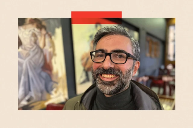 Portrait de l'écrivain Odai al-Zobi