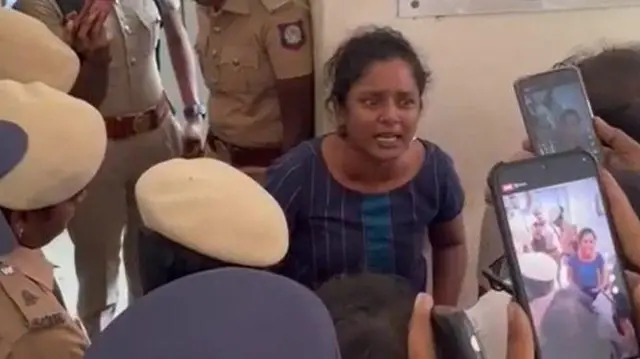 சென்னை உயர் நீதிமன்ற வழக்கறிஞர் ஆர்த்தி.