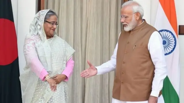 શેખ હસીના અને નરેન્દ્ર મોદી