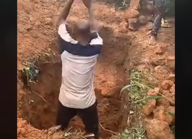 Aworan ibi tí wọn sin Mohbad si 