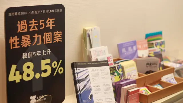 在风雨兰2019至2023年跟进的个案中，发现过去五年性暴力的个案上升了48.5%。