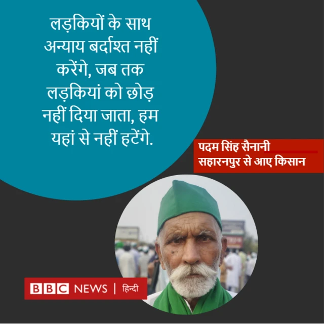 प्रदर्शनकारी किसान