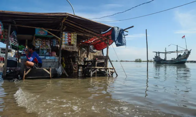 banjir rob, banten, tangerang