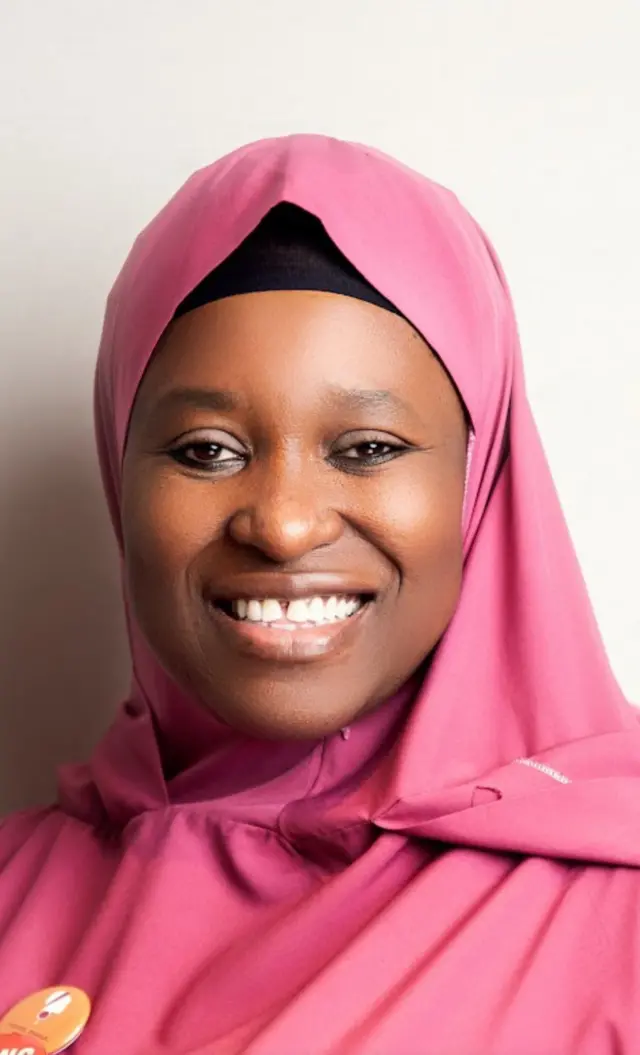 A Nigerian female activist