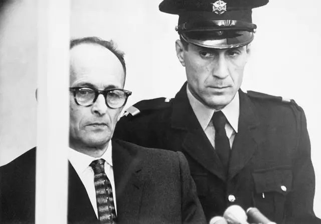 Eichmann en su juicio en Israel en 1961.