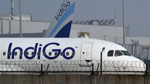இண்டிகோ விமானம் ஒன்றின் புகைப்படம் 