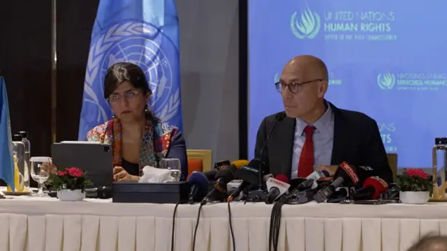 ঢাকায় সংবাদ সম্মেলনে জাতিসংঘ মানবাধিকার বিষয়ক হাইকমিশনার
