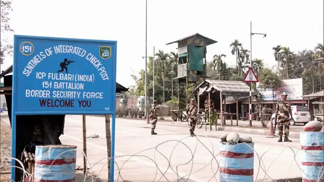 পশ্চিমবঙ্গের ফুলবাড়ি অঞ্চলে ভারত-বাংলাদেশ সীমান্তে বিএসএফের ইন্টিগ্রেটেড চেকপোস্ট