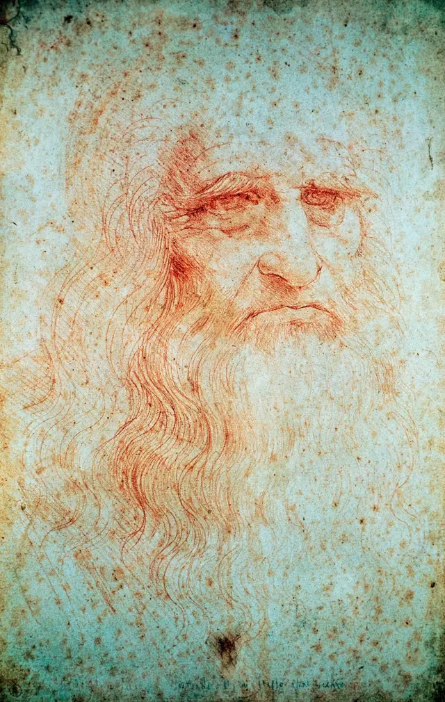 Autoretrato de Leonardo da Vinci en sus últimos años