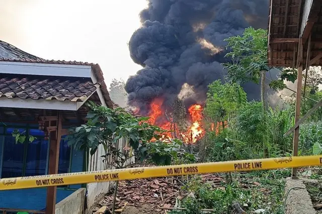 Blora, sumur minyak rakyat, kebakaran